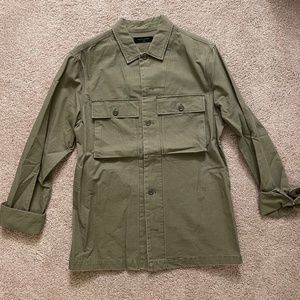 Men's All Saints Army Green Jacket - Size Large